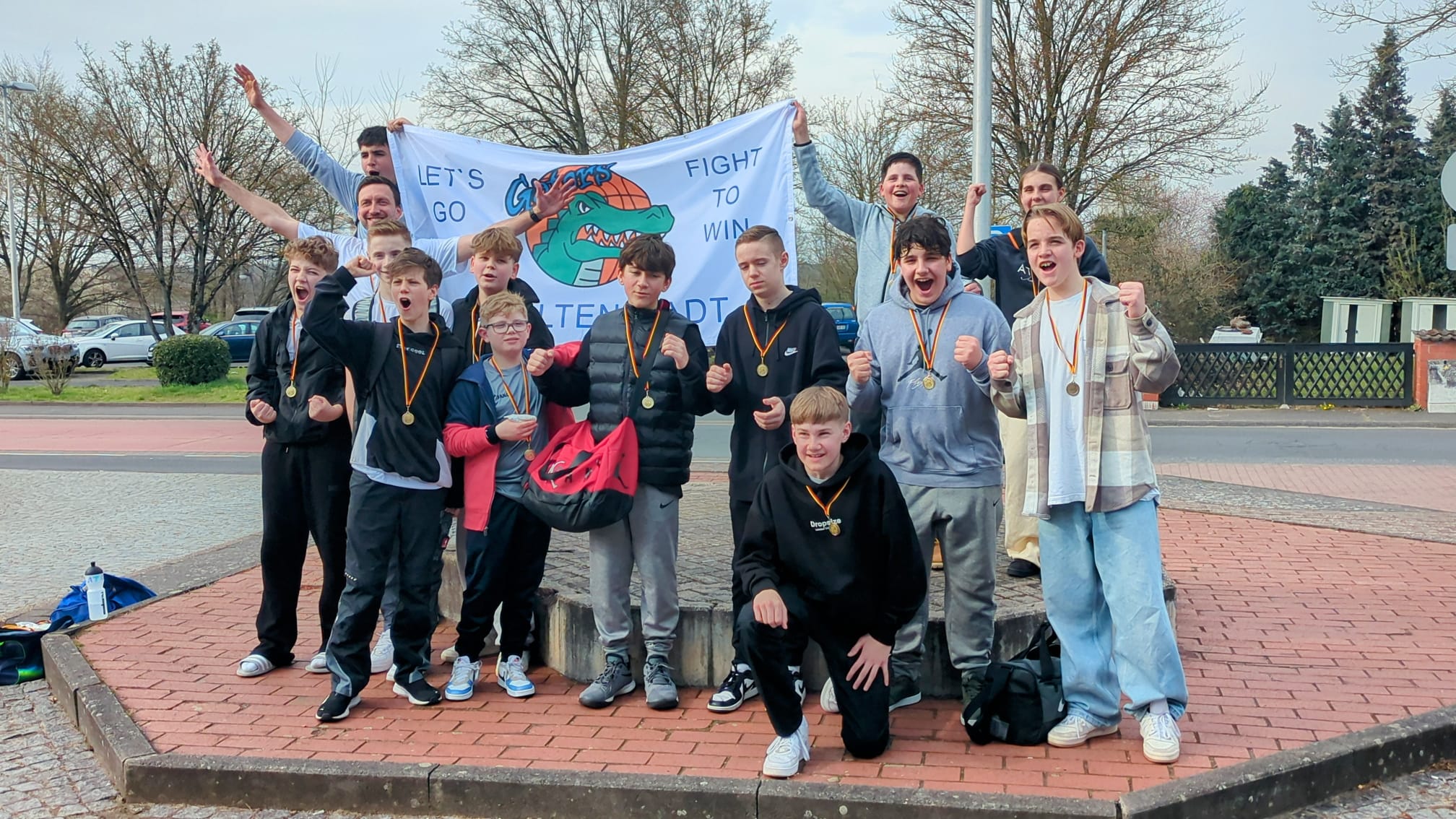 U14 feiern Meisterschaft